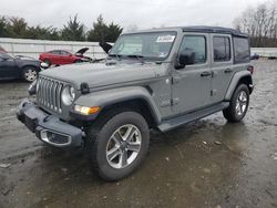 Jeep Wrangler salvage cars for sale: 2018 Jeep Wrangler Unlimited Sahara