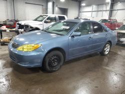 Toyota Camry salvage cars for sale: 2004 Toyota Camry LE