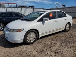 Honda salvage cars for sale: 2007 Honda Civic Hybrid