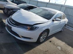 Chrysler 200 salvage cars for sale: 2015 Chrysler 200 Limited