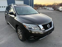 Nissan salvage cars for sale: 2015 Nissan Pathfinder S