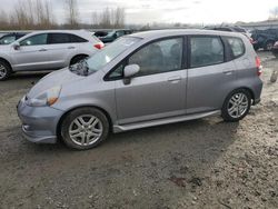 Honda fit salvage cars for sale: 2007 Honda FIT S