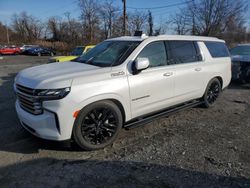 Chevrolet Suburban salvage cars for sale: 2021 Chevrolet Suburban K1500 High Country