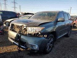 Toyota Highlander salvage cars for sale: 2011 Toyota Highlander Limited