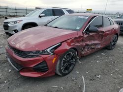 KIA k5 salvage cars for sale: 2022 KIA K5 GT Line