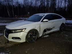 Honda Accord salvage cars for sale: 2018 Honda Accord Sport