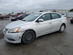 Salvage cars for sale from Copart Bakersfield, CA: 2015 Nissan Sentra S