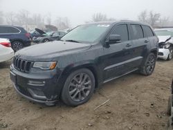 Jeep Grand Cherokee salvage cars for sale: 2018 Jeep Grand Cherokee Overland