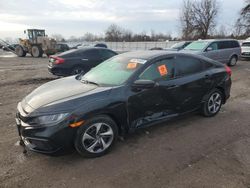 Salvage cars for sale from Copart London, ON: 2019 Honda Civic LX