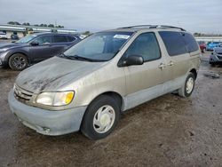 Toyota Sienna le salvage cars for sale: 2001 Toyota Sienna LE