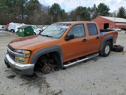 Salvage cars for sale from Copart Mendon, MA: 2004 Chevrolet Colorado