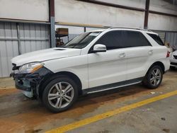 Mercedes-Benz salvage cars for sale: 2015 Mercedes-Benz ML 350 4matic