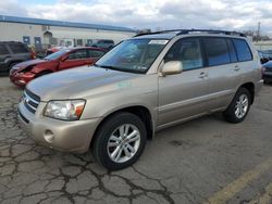 Toyota Highlander salvage cars for sale: 2006 Toyota Highlander Hybrid