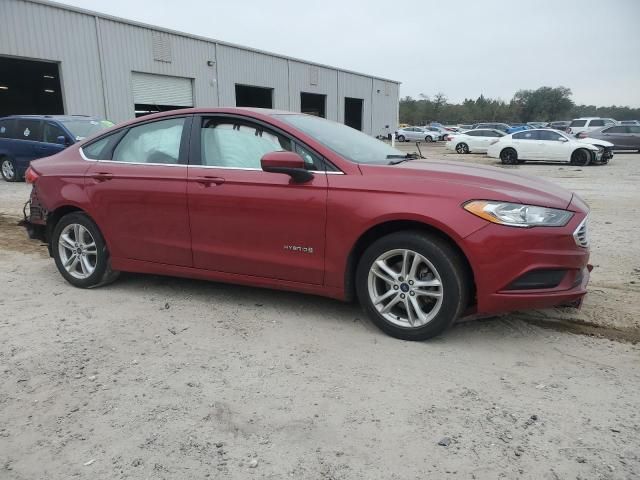 2018 Ford Fusion SE Hybrid