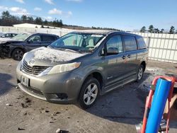 Toyota Sienna le salvage cars for sale: 2011 Toyota Sienna LE