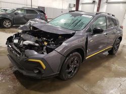 Subaru salvage cars for sale: 2024 Subaru Crosstrek Sport