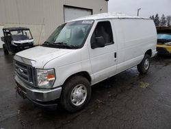Salvage trucks for sale at Woodburn, OR auction: 2014 Ford Econoline E250 Van