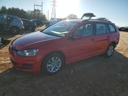 Volkswagen Golf salvage cars for sale: 2016 Volkswagen Golf Sportwagen S