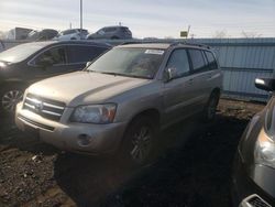 Toyota Highlander salvage cars for sale: 2006 Toyota Highlander Hybrid