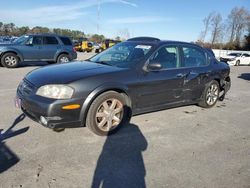 Salvage cars for sale from Copart Dunn, NC: 2002 Nissan Maxima GLE