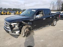 Vehiculos salvage en venta de Copart Dunn, NC: 2017 Ford F150 Supercrew