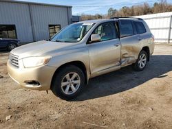 Toyota Highlander salvage cars for sale: 2009 Toyota Highlander