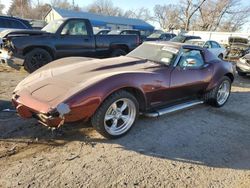 Salvage cars for sale from Copart Wichita, KS: 1975 Chevrolet Corvette