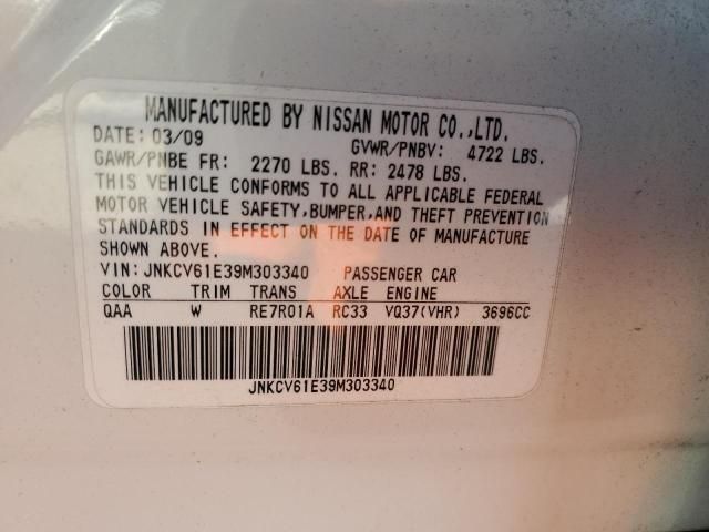 2009 Infiniti G37 Base