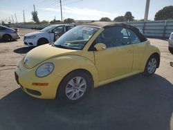 Volkswagen Beetle salvage cars for sale: 2008 Volkswagen New Beetle Convertible S