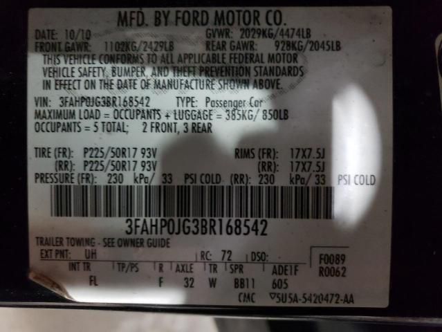 2011 Ford Fusion SEL