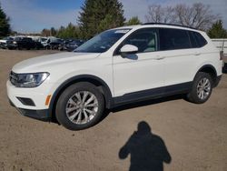 Volkswagen salvage cars for sale: 2018 Volkswagen Tiguan S