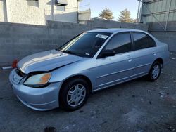 Honda Civic lx salvage cars for sale: 2002 Honda Civic LX