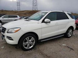 Mercedes-Benz m-Class salvage cars for sale: 2014 Mercedes-Benz ML 350 4matic