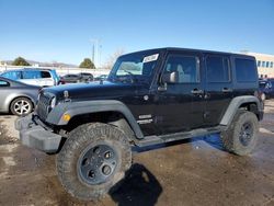 Jeep Wrangler salvage cars for sale: 2012 Jeep Wrangler Unlimited Sport