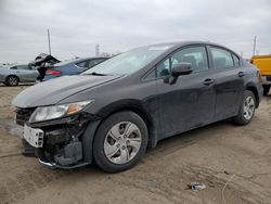 Honda Civic salvage cars for sale: 2013 Honda Civic LX