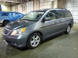 Honda Odyssey Touring salvage cars for sale: 2010 Honda Odyssey Touring