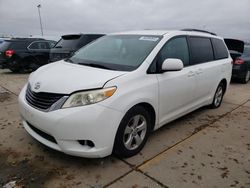 Toyota Sienna le salvage cars for sale: 2012 Toyota Sienna LE