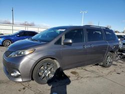 Toyota Sienna se salvage cars for sale: 2017 Toyota Sienna SE