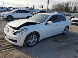 Vehiculos salvage en venta de Copart Oklahoma City, OK: 2009 Infiniti G37 Base