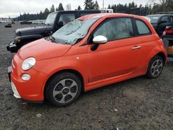 Fiat 500 salvage cars for sale: 2015 Fiat 500 Electric