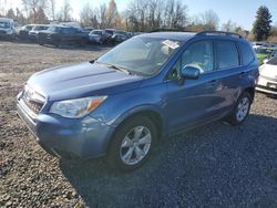 Salvage cars for sale from Copart Portland, OR: 2015 Subaru Forester 2.5I Limited