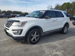 Salvage cars for sale from Copart Dunn, NC: 2016 Ford Explorer XLT