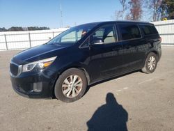 KIA salvage cars for sale: 2016 KIA Sedona LX