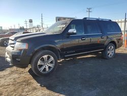 Ford Expedition salvage cars for sale: 2016 Ford Expedition EL Platinum