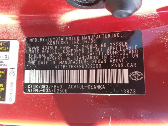 2009 Toyota Camry Base