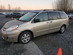 Toyota Sienna ce salvage cars for sale: 2007 Toyota Sienna CE