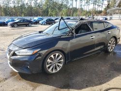 Salvage cars for sale from Copart Harleyville, SC: 2020 Nissan Maxima Platinum