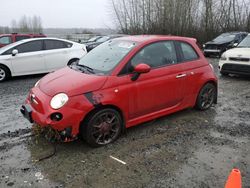 Fiat salvage cars for sale: 2015 Fiat 500 Abarth