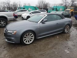 Audi a5 salvage cars for sale: 2015 Audi A5 Premium Plus