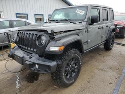 Jeep Wrangler Unlimited Sport salvage cars for sale: 2022 Jeep Wrangler Unlimited Sport